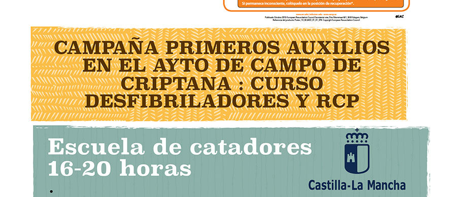 Curso sobre desfibriladores y RCP en Escuela de Catadores