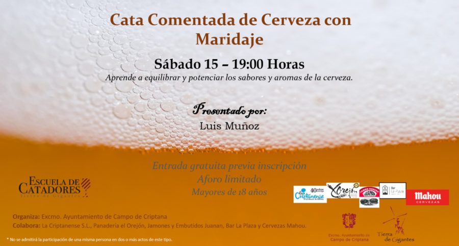 Cata Comentada de Cervezas con Maridaje
