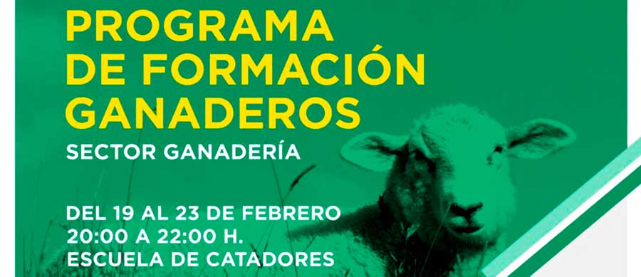 Escuela de Catadores acoge un nuevo curso formativo en materia de ganadería