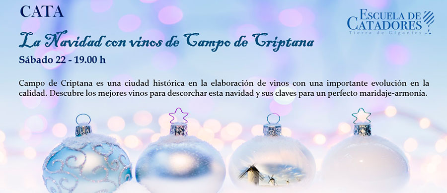 Cata: “La Navidad con vinos de Campo de Criptana”
