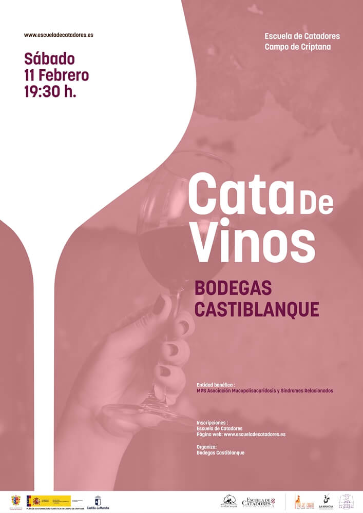 11 de febrero cata de vinos Bodegas Castiblanque