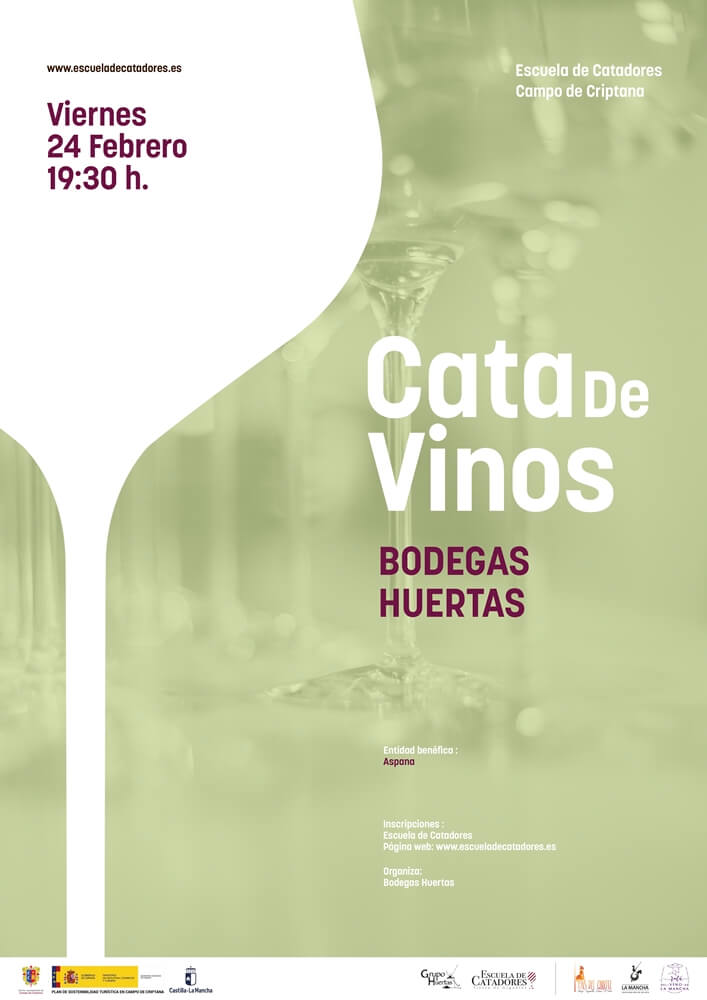 24 de febrero cata de vinos Bodegas Huertas