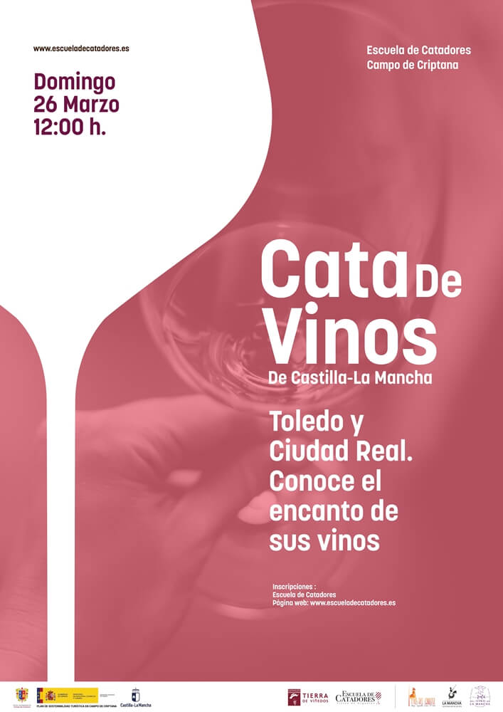 26 de marzo cata de vinos Toledo y Ciudad Real
