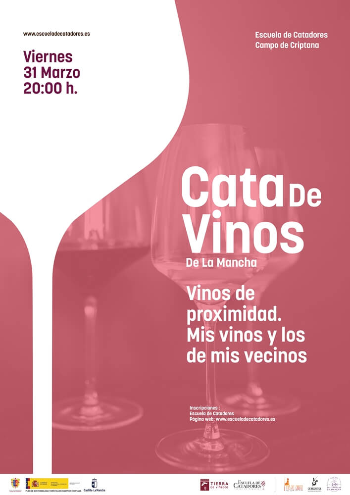 31 de marzo cata de vinos de La Mancha