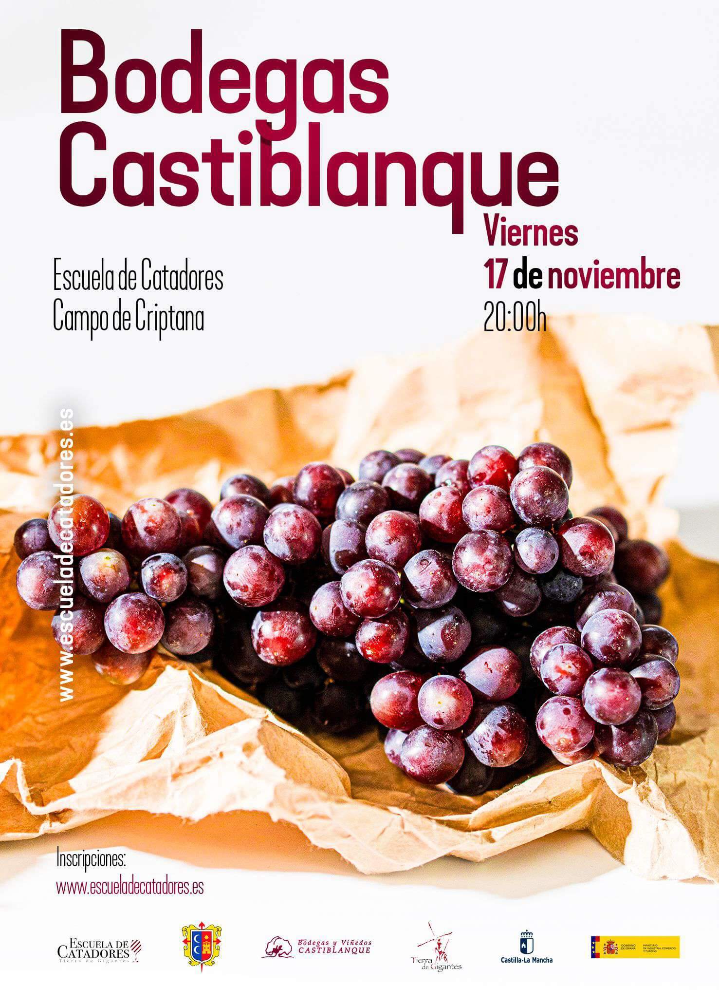 Cata de vinos Bodegas Castiblanque - Escuela de Catadores Campo de Criptana